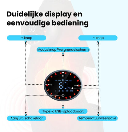 PrimePoint Ultieme Knie Massage Apparaat