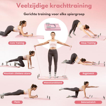 PrimePoint Elite Pilates Board Roze