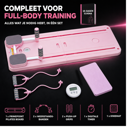 PrimePoint Elite Pilates Board Roze