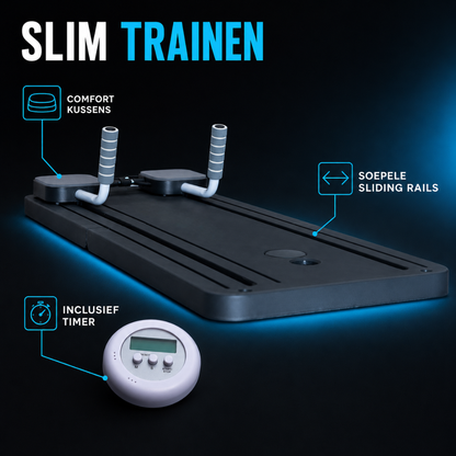 PrimePoint Elite Pilates Board Zwart