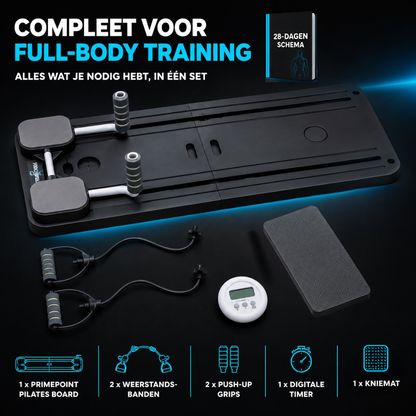 PrimePoint Elite Pilates Board Zwart